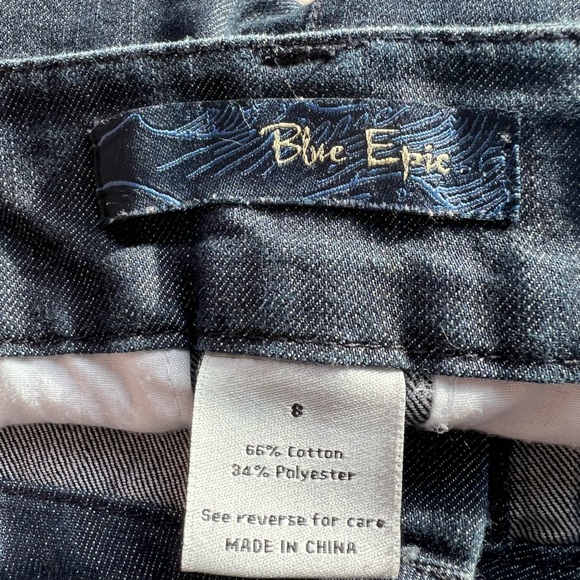 Blue Epic Denim Skirt- Size 8 - Sark Denim - Picture 5 of 5